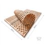 Papel Bolhas 58x38cm 70g Castanho 300un