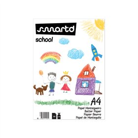 Papel Manteigueiro A4 120g Bloco 10 Folhas