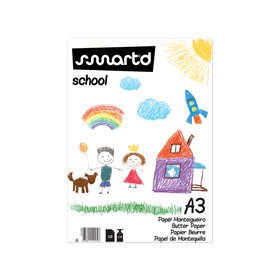 Papel Manteigueiro A3 120g Bloco 10 Folhas