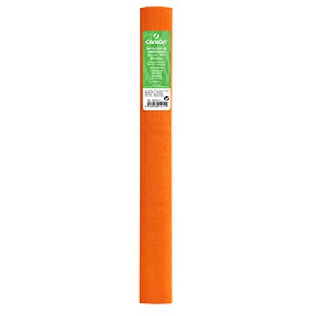 Papel Crepe Laranja 50x250cm Canson Rolo