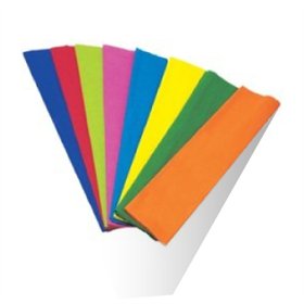 Papel Crepe Branco 50x250cm Rolo