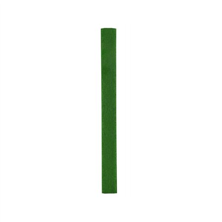 Papel Crepe Verde Bandeira 50x250cm Rolo