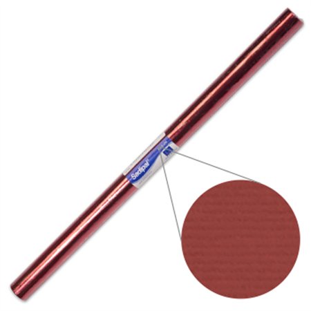 Papel Celofane Vermelho 50x65cm Rolo 25Fls