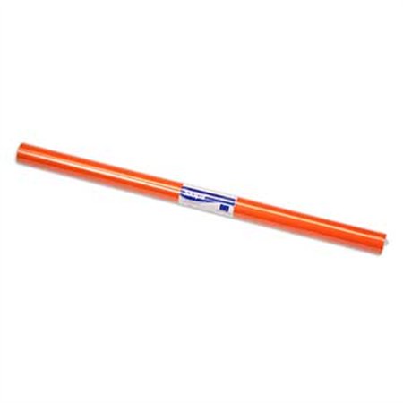 Papel Lustro Laranja 50x65cm Rolo 25Fls
