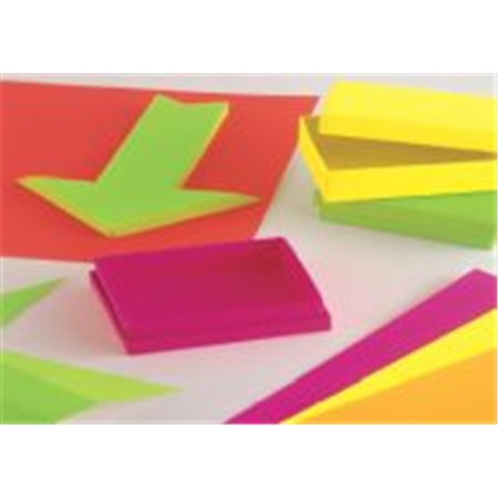Papel Fluorescente 50x65cm Vermelho Rolo 25 Folhas