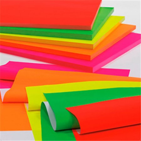 Papel Fluorescente 50x65cm Magenta Rolo 25 Folhas