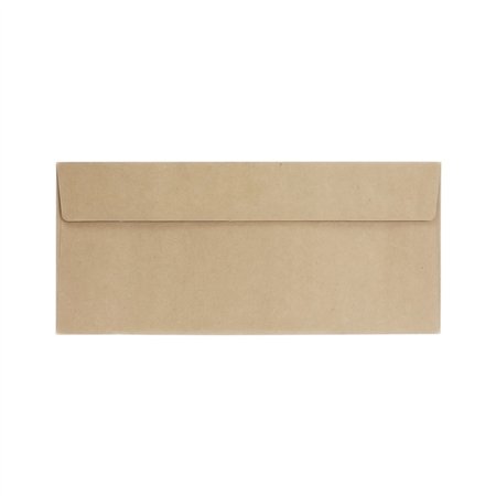 Envelopes 110x220mm DL Papel Natural 095g Areia 25un