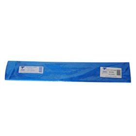 Papel Crepe Azul Metalizado 50x250cm Rolo