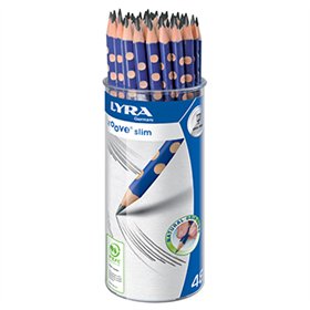 Lápis Grafite 2HB Lyra Groove Slim Grafito Copo 48un