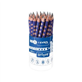 Lápis Grafite B Lyra Groove Grafito Copo 36un