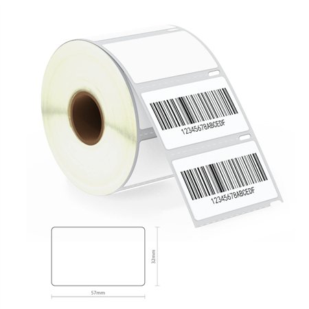 Etiquetas 57mmx32mm Multifunções Dymo Branco 1 Rolo