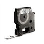Fita 12mmx5.5m Preto/Branco Poliéster 16959