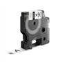 Fita 12mmx5,5m Preto/Branco Vinil 18444