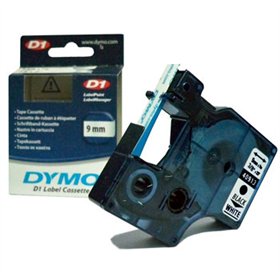 Fita 09mmx7m Preto/Branco Vinil 40913