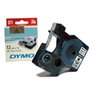 Fita 12mmx7m Preto/Transparente Vinil 45010