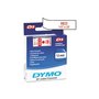 Fita 12mmx7m Vermelho/Branco Vinil 45015