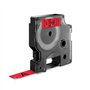Fita 12mmx7m Preto/Vermelho Vinil 45017