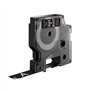 Fita 12mmx7m Branco/Preto Vinil 45021