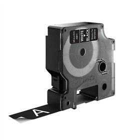 Fita 19mmx7m Branco/Preto Poliéster 45811