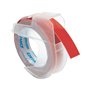 Fita 09mmx3m Branco/Vermelho Vinil 898150