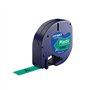 Fita 12mmx4m Preto/Verde Plástico 91204