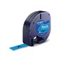 Fita 12mmx4m Preto/Azul Plástico 91205
