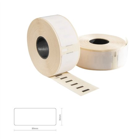 Etiquetas 89mmx36mm Endereços Dymo Branco 2 Rolos