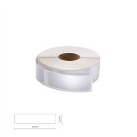 Etiquetas 50mmx12mm Pastas Suspensas Dymo Branco 1 Rolo