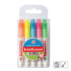Marcador Fluorescente EK Mini 5 Cores 5un