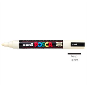Marcador Uniball Posca PC-5M 1,8mm Marfim (46) 1un