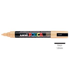 Marcador Uniball Posca PC-5M 1,8mm Laranja Claro (54) 1un