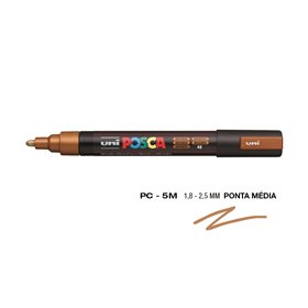 Marcador Uniball Posca PC-5M 1,8mm Bronze (42) 1un