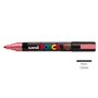 Marcador Uniball Posca PC-5M 1,8mm Vermelho Metal (M15) 1un