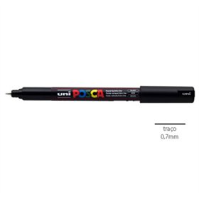Marcador Uniball Posca PC-1MR 0,7mm Preto (24) 1un