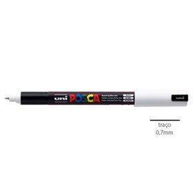 Marcador Uniball Posca PC-1MR 0,7mm Branco (1) 1un