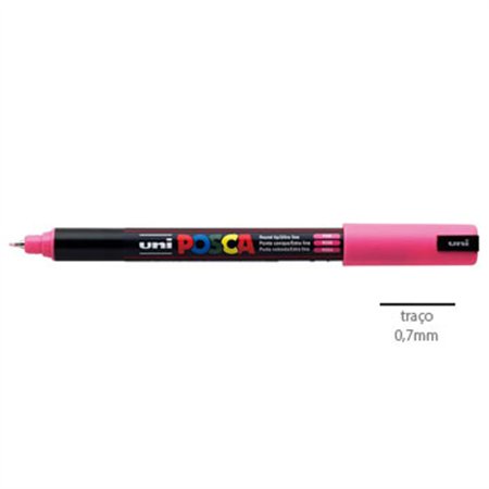 Marcador Uniball Posca PC-1MR 0,7mm Rosa (13) 1un