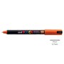 Marcador Uniball Posca PC-1MR 0,7mm Laranja (4) 1un