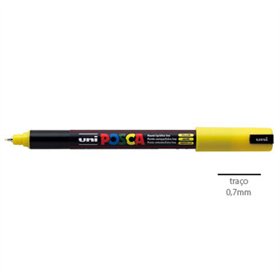 Marcador Uniball Posca PC-1MR 0,7mm Amarelo (2) 1un