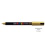 Marcador Uniball Posca PC-1MR 0,7mm Ouro (25) 1un