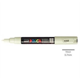 Marcador Uniball Posca PC-1M 0,7mm Marfim (46) 1un