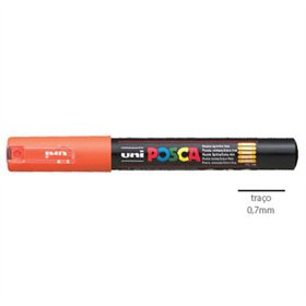 Marcador Uniball Posca PC-1M 0,7mm Laranja (4) 1un