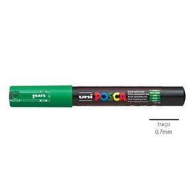 Marcador Uniball Posca PC-1M 0,7mm Verde (6) 1un