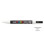 Marcador Uniball Posca PC-3M 0,9mm Branco (1) 1un