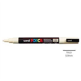 Marcador Uniball Posca PC-3M 0,9mm Marfim (46) 1un