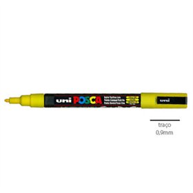 Marcador Uniball Posca PC-3M 0,9mm Amarelo (2) 1un