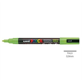 Marcador Uniball Posca PC-3M 0,9mm Verde Maça (72) 1un