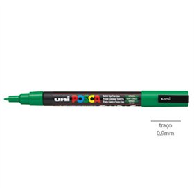 Marcador Uniball Posca PC-3M 0,9mm Verde (6) 1un