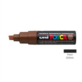 Marcador Uniball Posca PC-8K 8mm Castanho (21) 1un