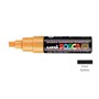 Marcador Uniball Posca PC-8K 8mm Amarelo Brilhante (3) 1un