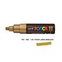 Marcador Uniball Posca PC-8K 8mm Ouro (25) 1un